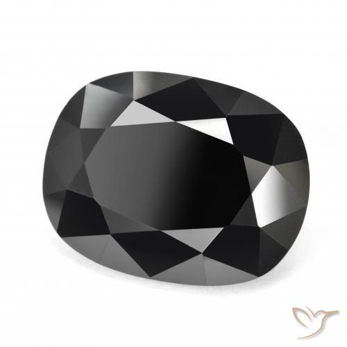 Turmalina Chorlo natural de 20.56 ct, Forma Cojín, Opaco