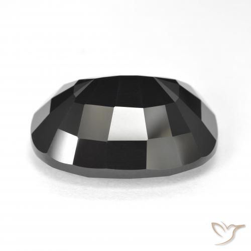 Turmalina Chorlo natural de 20.56 ct, Forma Cojín, Opaco