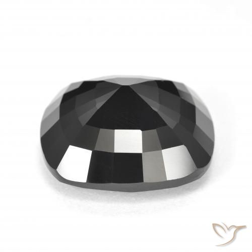 Turmalina Chorlo natural de 15.12 ct, Forma Cojín, Opaco