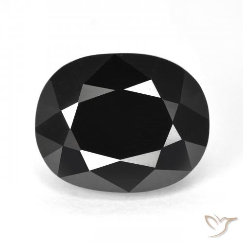 10.90ct Natural Chorlo turmalina, Ovalada, Opaco