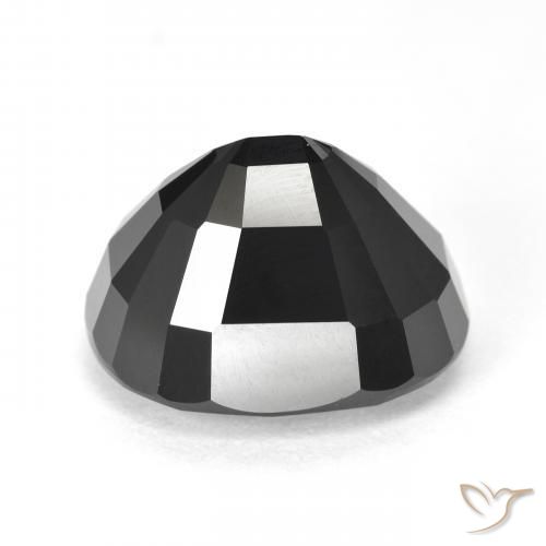 Turmalina Chorlo natural de 10.90 ct, Ovalada, Opaco