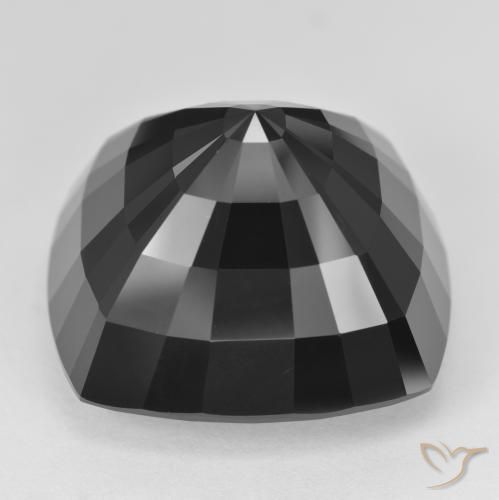 Turmalina Chorlo natural de 55.64 ct, Forma Cojín, Opaco