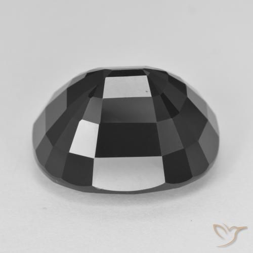 Turmalina Chorlo natural de 19.45 ct, Forma Cojín, Opaco