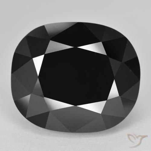 27.96ct Natural Chorlo Turmalina, Forma Cojín, Opaco