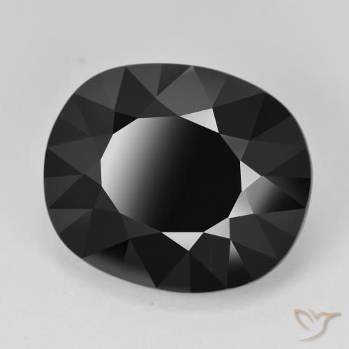 Turmalina Chorlo natural de 20.28 ct, Ovalada, Opaco