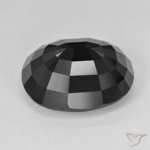 Turmalina Chorlo natural de 20.28 ct, Ovalada, Opaco