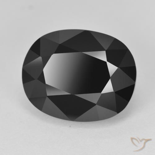 Turmalina Chorlo natural de 9.37 ct, Forma Cojín, Opaco
