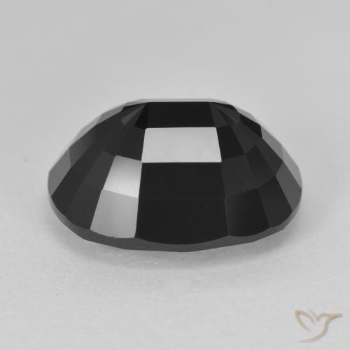 Turmalina Chorlo natural de 9.37 ct, Forma Cojín, Opaco