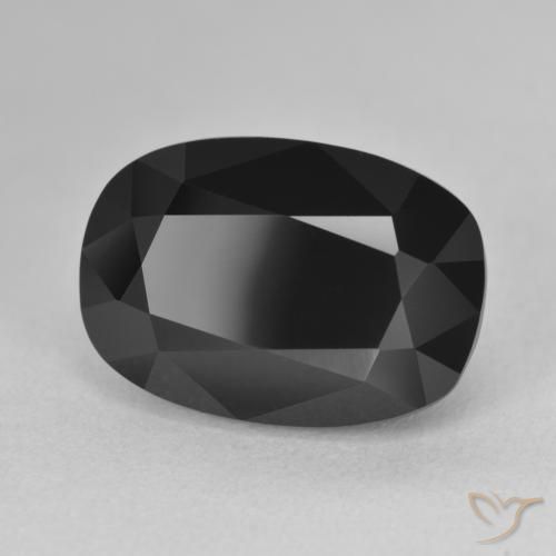 Turmalina Chorlo natural de 13.20 ct, Ovalada, Opaco