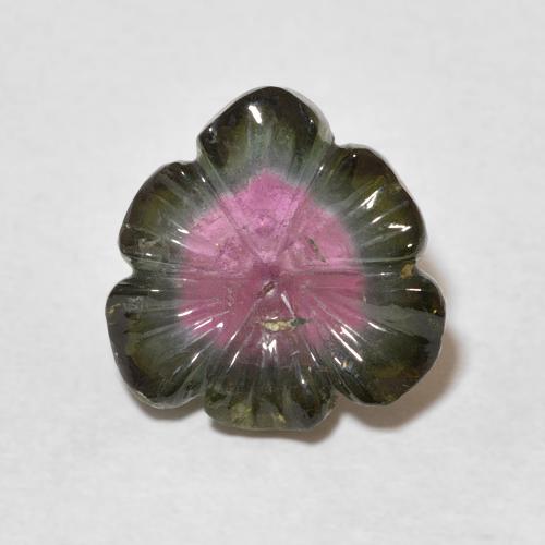 5.23ct Natural Sandía turmalina, Corte Flor, Transparente