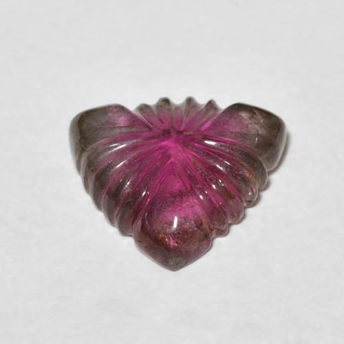 Turmalina Multicolor natural de 4.18 ct, Corte Flor, Transparente