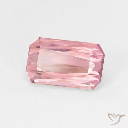 Turmalina Rosado Bubblegum natural de 1.67 ct, Corte Octágono / Esmeralda, VVS-VS