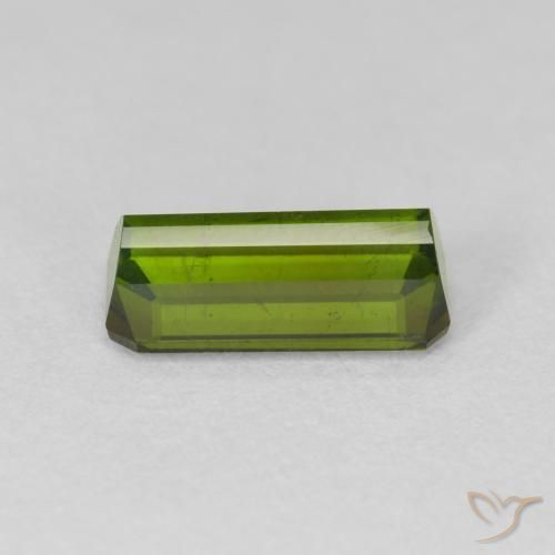 Turmalina Verde bosque natural de 2.07 ct, Corte Octágono / Esmeralda, VS-SI