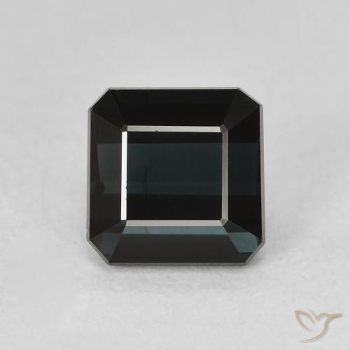1.81ct Natural Azul oscuro Turmalina, corte esmeralda, VVS-VS