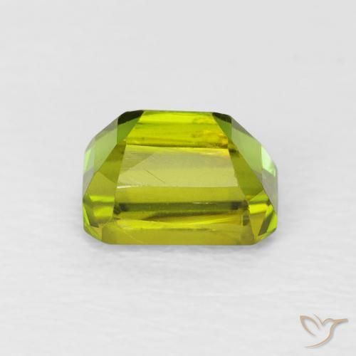 Turmalina Medium Light-Green natural de 0.71 ct, Corte Octágono / Esmeralda, VVS