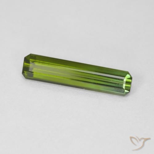 Turmalina Verde bosque natural de 1.47 ct, Corte Octágono / Esmeralda, VVS