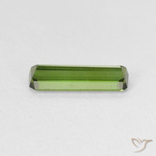 Turmalina Verde oscuro natural de 0.92 ct, Corte Octágono / Esmeralda, VS