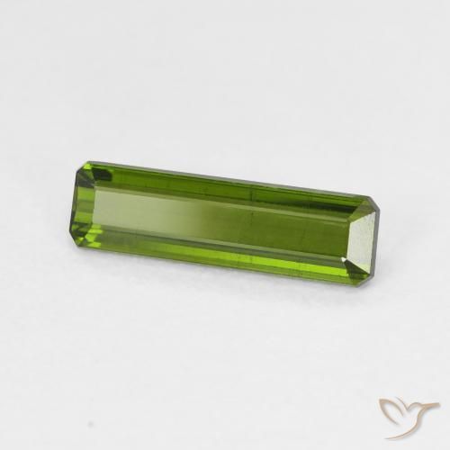 Turmalina Verde bosque natural de 1.33 ct, Corte Octágono / Esmeralda, VVS-VS
