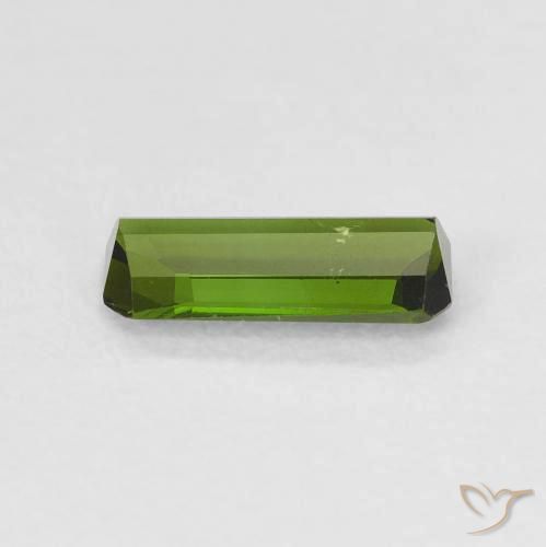 Turmalina Verde medio natural de 0.69 ct, Corte Octágono / Esmeralda, VS