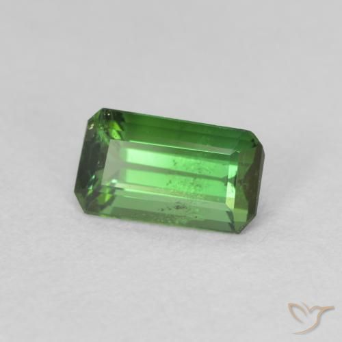 Turmalina Verde marrón natural de 0.78 ct, Corte Octágono / Esmeralda, VS