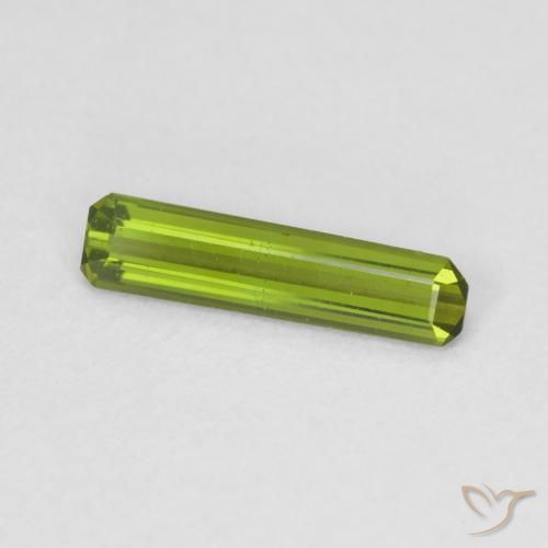 Turmalina Verde medio natural de 0.50 ct, Corte Octágono / Esmeralda, VVS