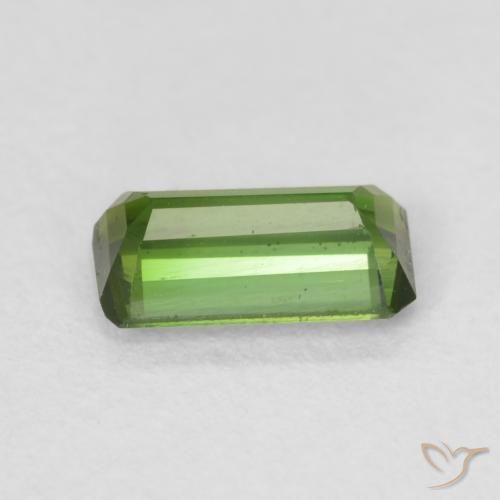 Turmalina Verde medio natural de 0.66 ct, Corte Octágono / Esmeralda, VS