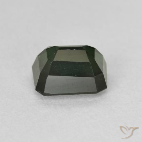 Turmalina Verde bosque frío natural de 0.95 ct, Corte Octágono / Esmeralda, VVS-VS