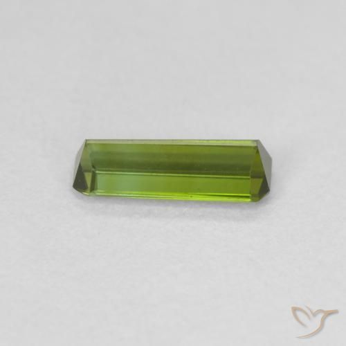 Turmalina Verde oscuro natural de 0.62 ct, Corte Octágono / Esmeralda, VVS