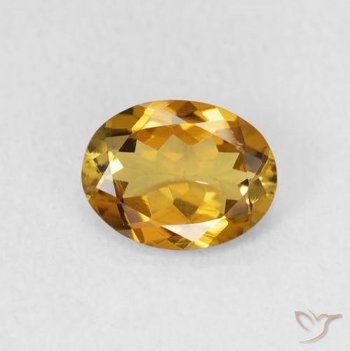 1.09ct Natural Medium Dark-Brown turmalina, Ovalada, VS
