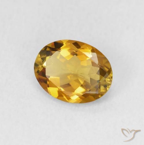 Turmalina Medium Dark-Brown natural de 1.09 ct, Ovalada, VS
