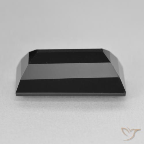 Turmalina Chorlo natural de 9.33 ct, Corte Baguette, Opaco