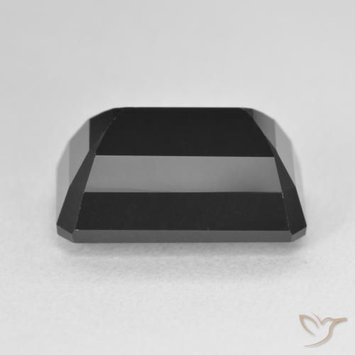 Turmalina Chorlo natural de 9.48 ct, Corte Octágono / Esmeralda, Opaco