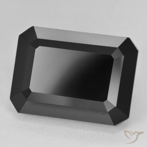 Turmalina Chorlo natural de 25.94 ct, Corte Octágono / Esmeralda, Opaco