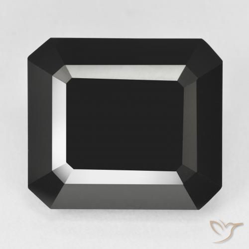 22.86ct Natural Chorlo Turmalina, corte esmeralda, Opaco