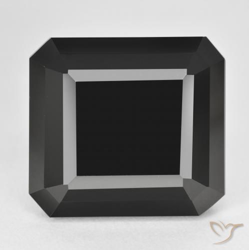 38.66ct Natural Chorlo Turmalina, corte esmeralda, Opaco