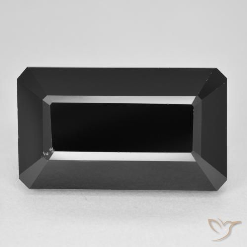 23.38ct Natural Chorlo Turmalina, corte esmeralda, Opaco
