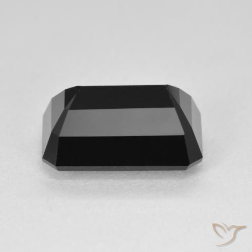 Turmalina Chorlo natural de 6.16 ct, Corte Octágono / Esmeralda, Opaco