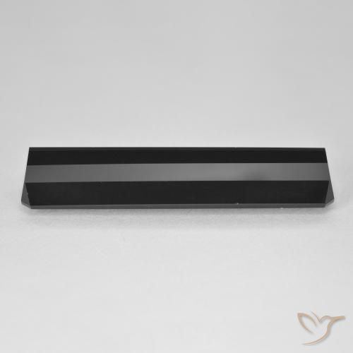 Turmalina Chorlo natural de 15.23 ct, Corte Octágono / Esmeralda, Opaco