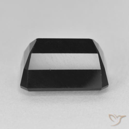 Turmalina Chorlo natural de 9.45 ct, Corte Octágono / Esmeralda, Opaco