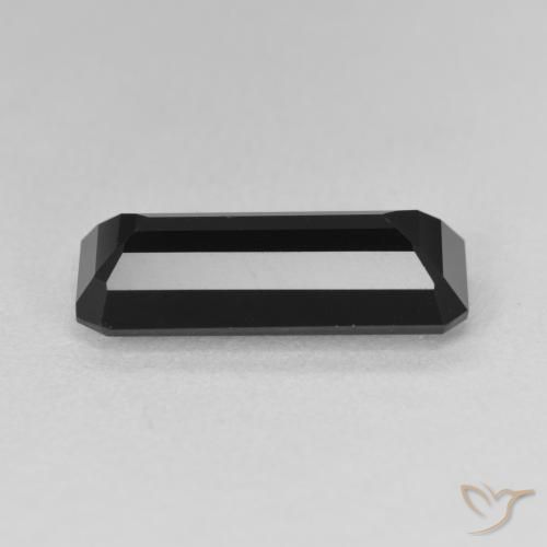 Turmalina Chorlo natural de 5.60 ct, Corte Octágono / Esmeralda, Opaco
