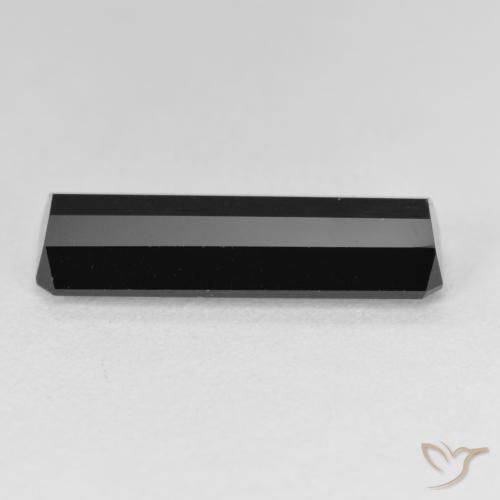 Turmalina Chorlo natural de 5.71 ct, Corte Octágono / Esmeralda, Opaco