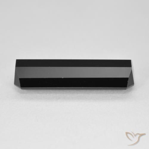 Turmalina Chorlo natural de 6.43 ct, Corte Octágono / Esmeralda, Opaco