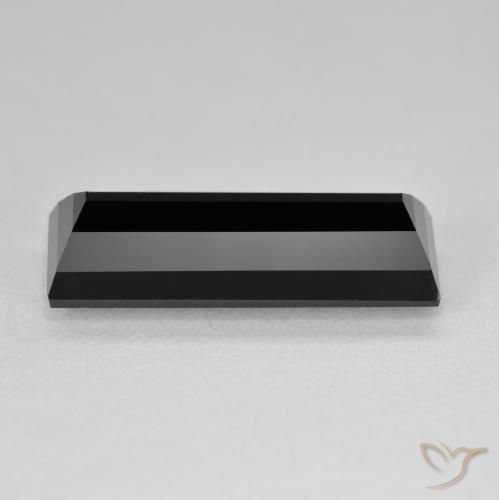 Turmalina Chorlo natural de 8.92 ct, Corte Baguette, Opaco