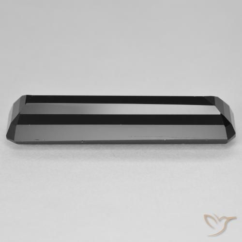 Turmalina Chorlo natural de 13.02 ct, Corte Octágono / Esmeralda, Opaco
