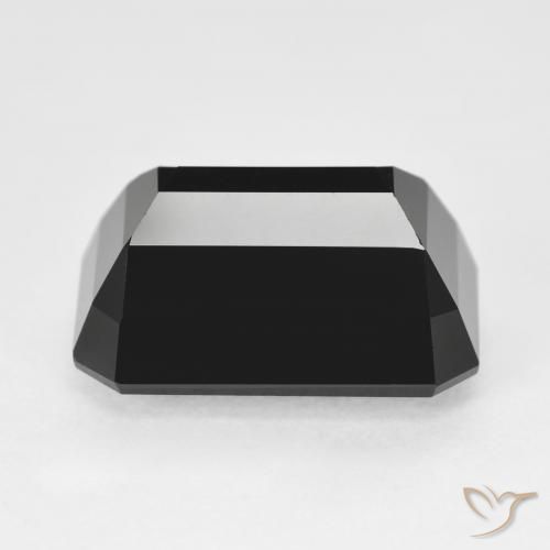 Turmalina Chorlo natural de 10.02 ct, Corte Octágono / Esmeralda, Opaco