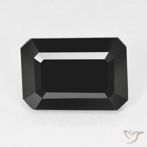 9.78ct Natural Chorlo Turmalina, corte esmeralda, Opaco