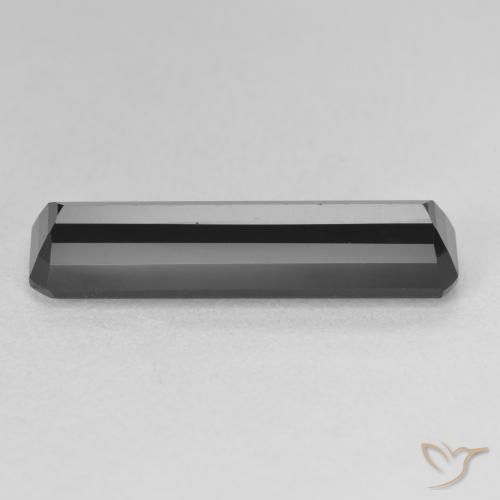 Turmalina Chorlo natural de 6.90 ct, Corte Octágono / Esmeralda, Opaco