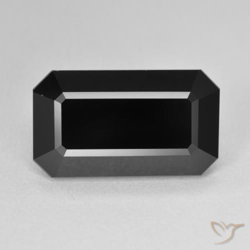 10.23ct Natural Chorlo turmalina, Corte Octágono / Esmeralda, Opaco, Photo A