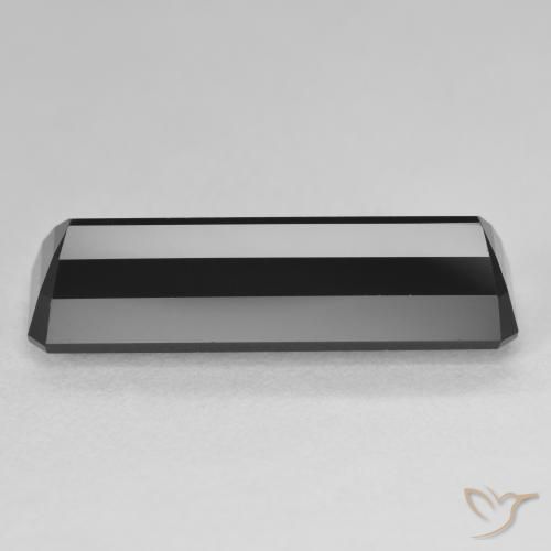 Turmalina Chorlo natural de 11.16 ct, Corte Octágono / Esmeralda, Opaco