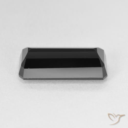 Turmalina Chorlo natural de 5.25 ct, Corte Octágono / Esmeralda, Opaco